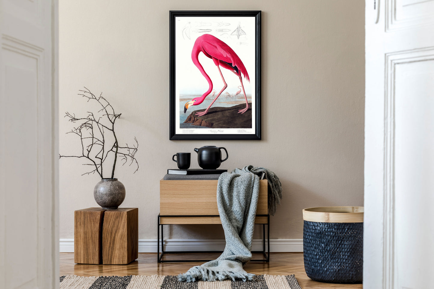 John James Audubon – American Flamingo (1838)