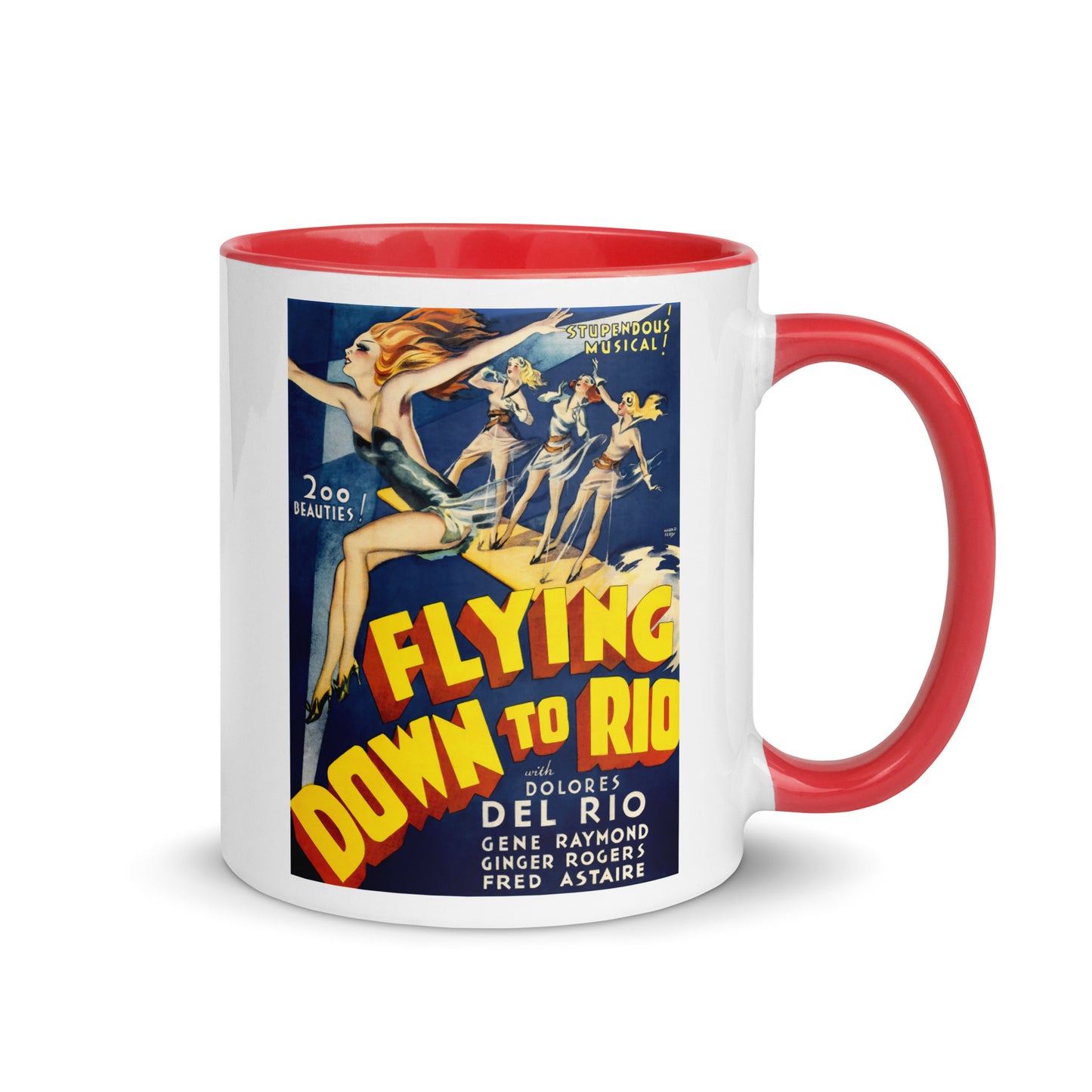 Mug with Color Inside – Flying Down to Rio film poster (1933)