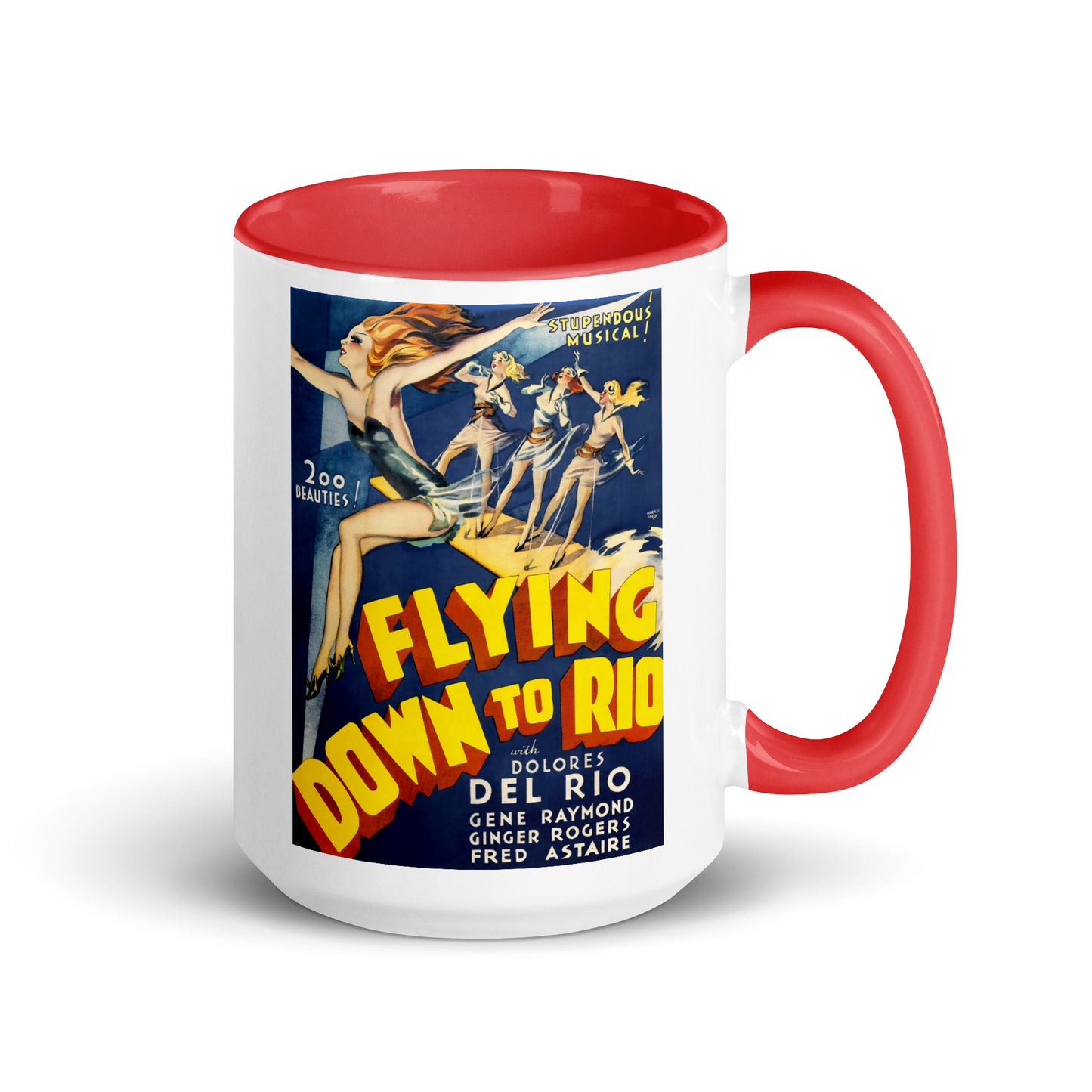 Mug with Color Inside – Flying Down to Rio film poster (1933)