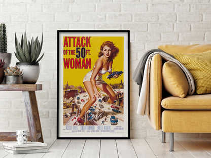 Attack of The 50 ft. Woman film poster (1958)