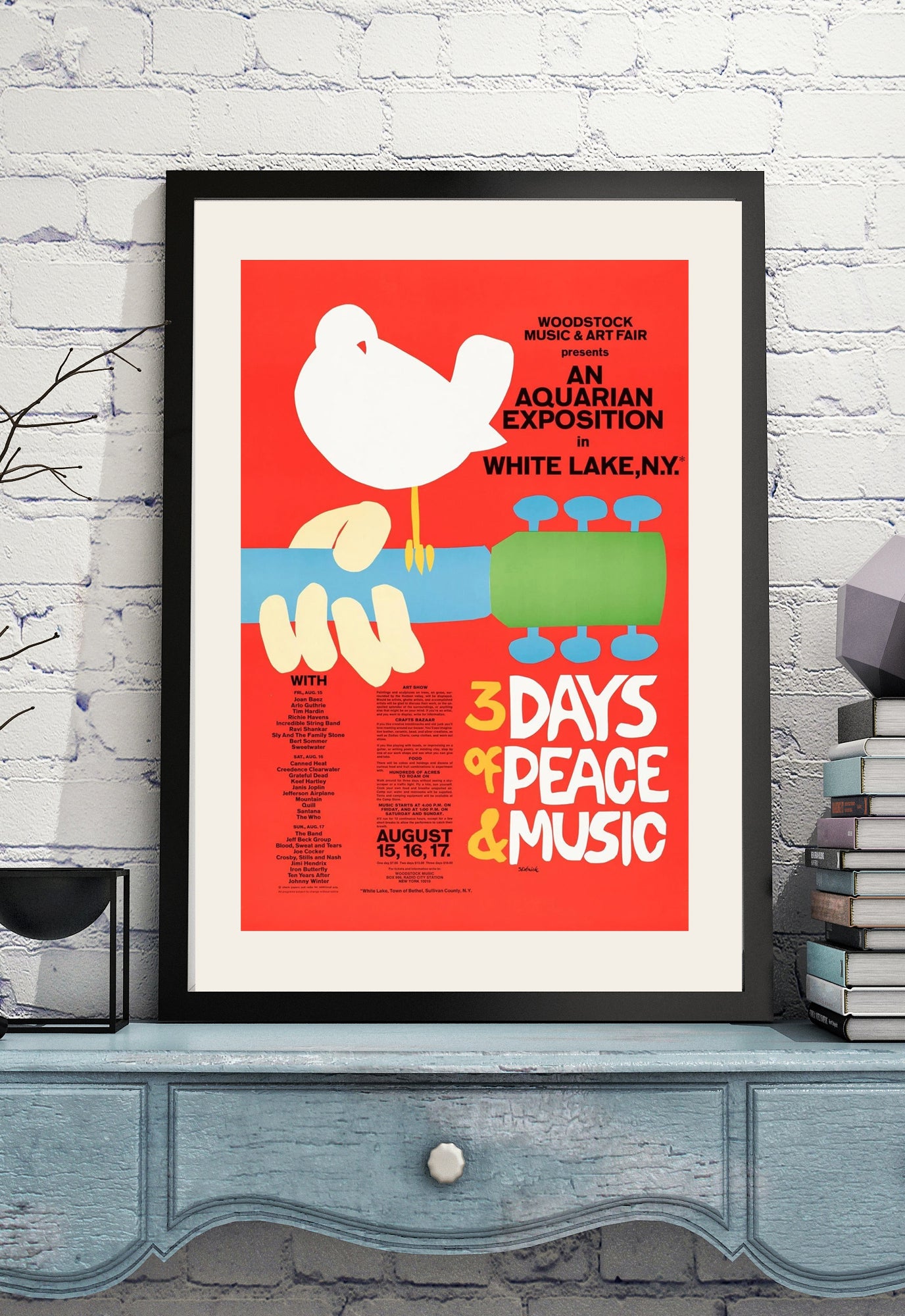 Woodstock Concert Poster